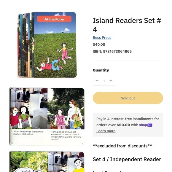 Island Readers set 4 children’s books BNIB w/cellophane wrap. - Picture 2 of 4